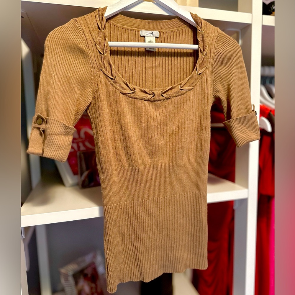 Cachè Knit Sweater Top